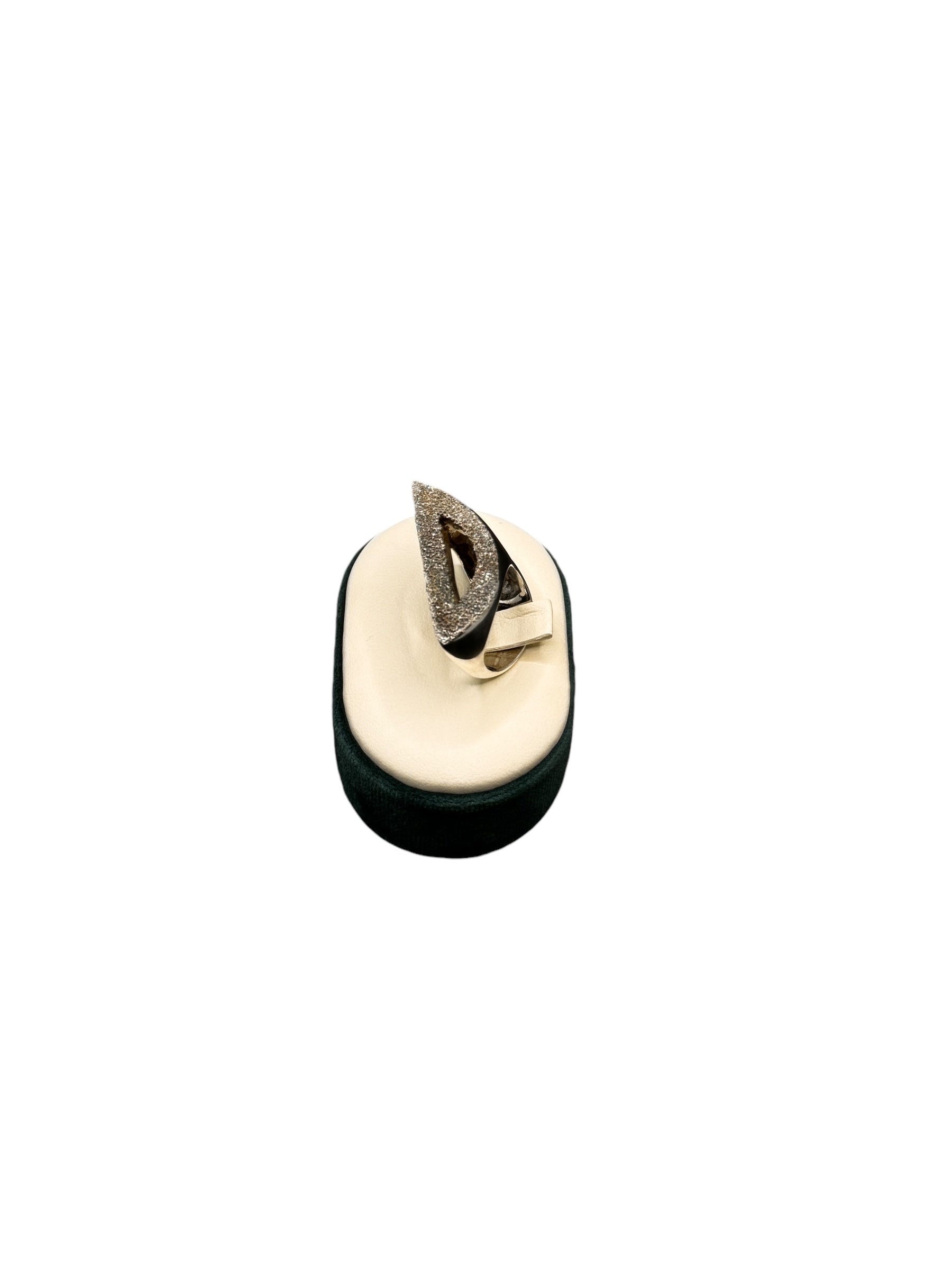 Anello Pianegonda in argento da donna, forma D - ANELLO D