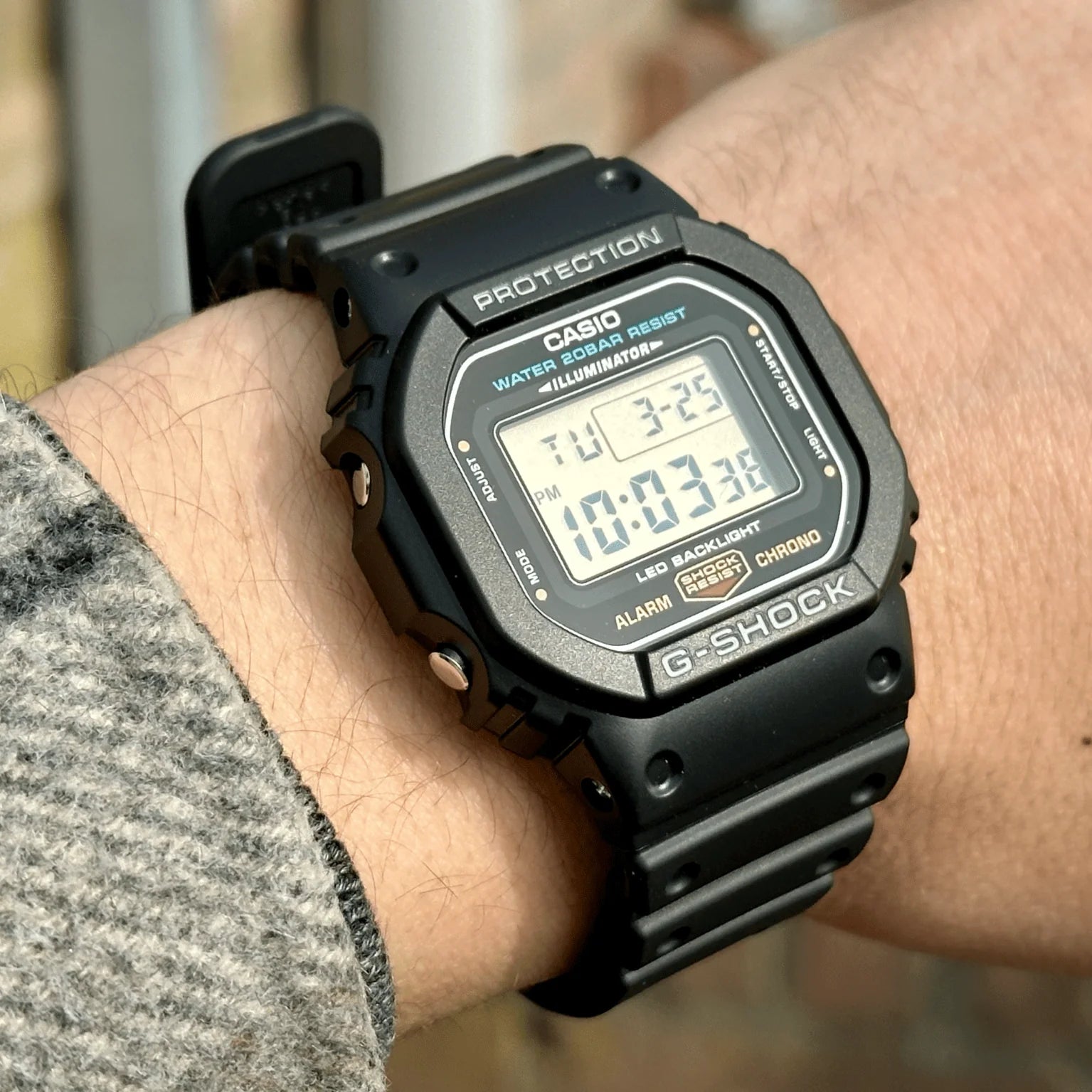 Orologio G-Shock DIGITALE
SERIE 5600, colore nero, 43mm - DW-5600UE-1ER
