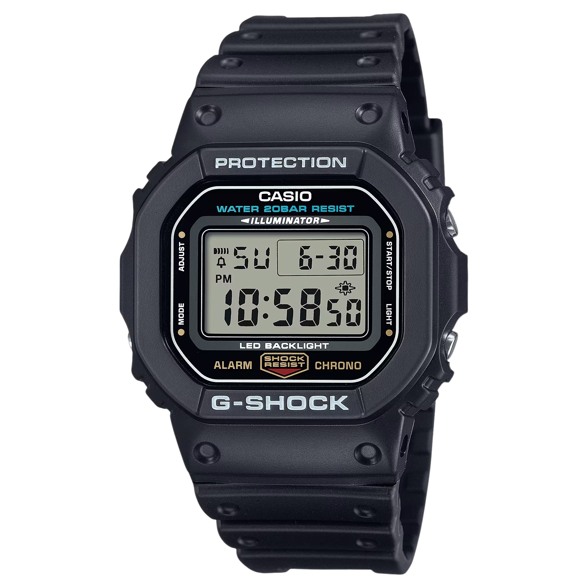 Orologio G-Shock DIGITALE
SERIE 5600, colore nero, 43mm - DW-5600UE-1ER