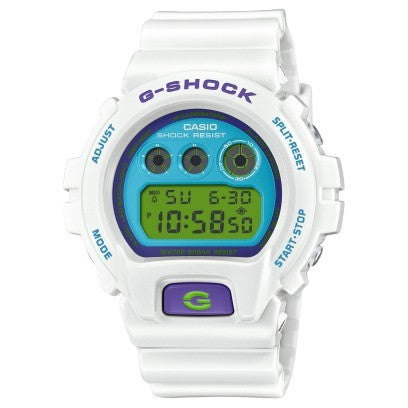 G-SHOCK CLASSIC "CRAZY COLOR",
SERIE DW-6900, 50mm - DW-6900RCS-7ER