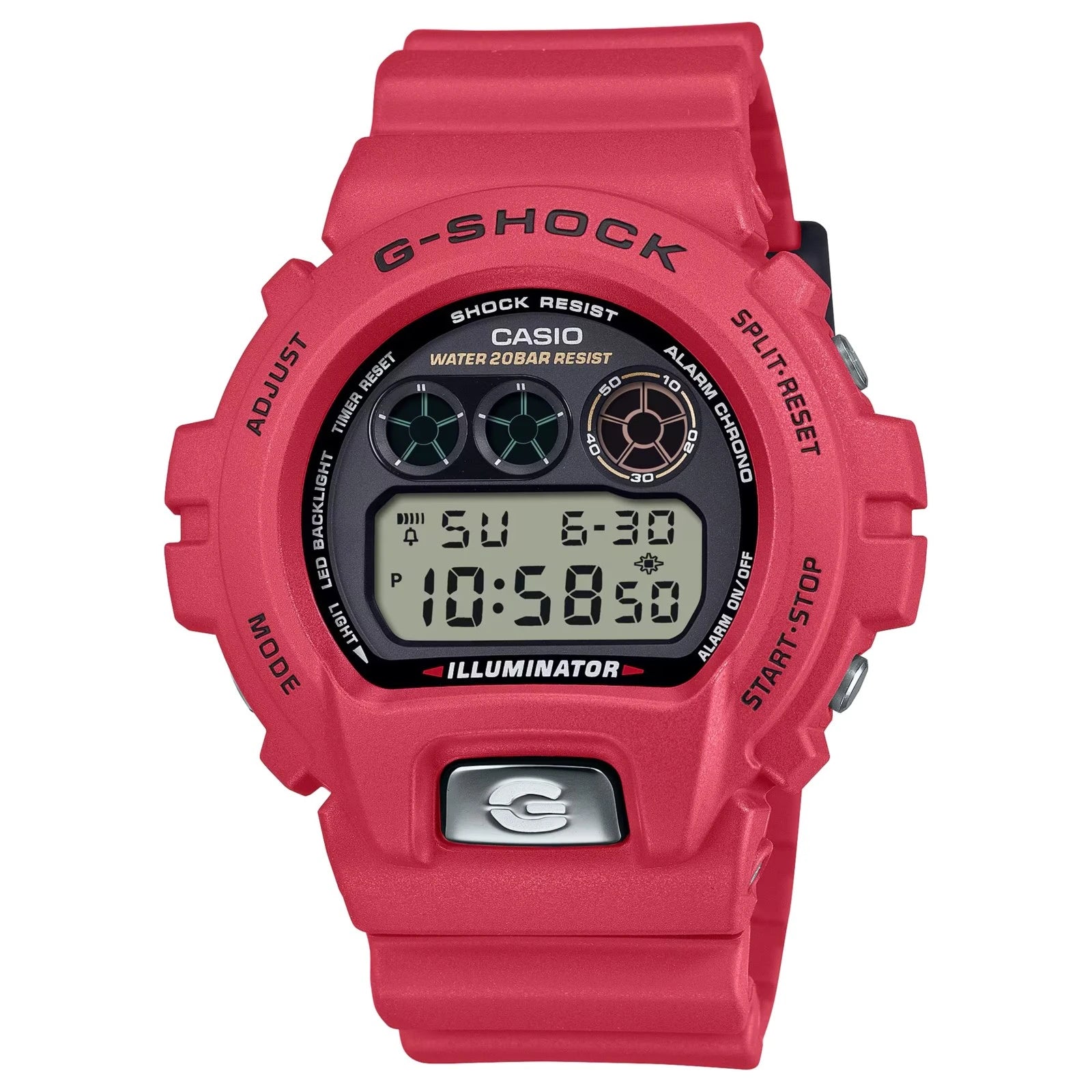 G-SHOCK 30th Anniversary CLASSIC
SERIE 69000, 50mm - DW-6900TR-4ER