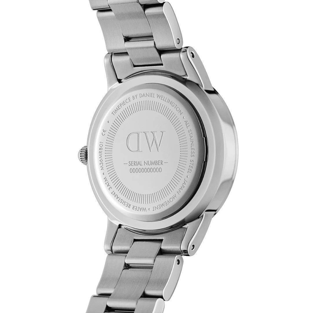 Orologio Daniel Wellington Iconic Link Silver, quadrante bianco, 40MM - DW00100207