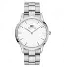Orologio Daniel Wellington Iconic Link Silver, quadrante bianco, 40MM - DW00100207