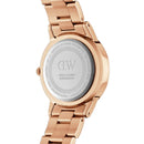 Orologio Daniel Wellington Iconic Link Rose Gold, quadrante bianco, unisex 40mm - DW00100343
