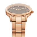 Orologio Daniel Wellington Iconic Link Black Rose Gold, quadrante nero, 40mm - DW00100344
