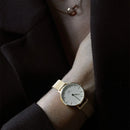 Orologio Daniel Wellington Petite Evergold, cinturino color oro e quadrante bianco, 32mm - DW00100348