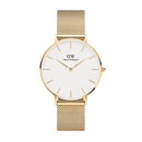 Orologio Daniel Wellington Petite Evergold, cinturino color oro e quadrante bianco, 32mm - DW00100348