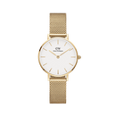 Orologio Daniel Wellington Petite Evergold, cinturino color oro e quadrante bianco, 32mm - DW00100348
