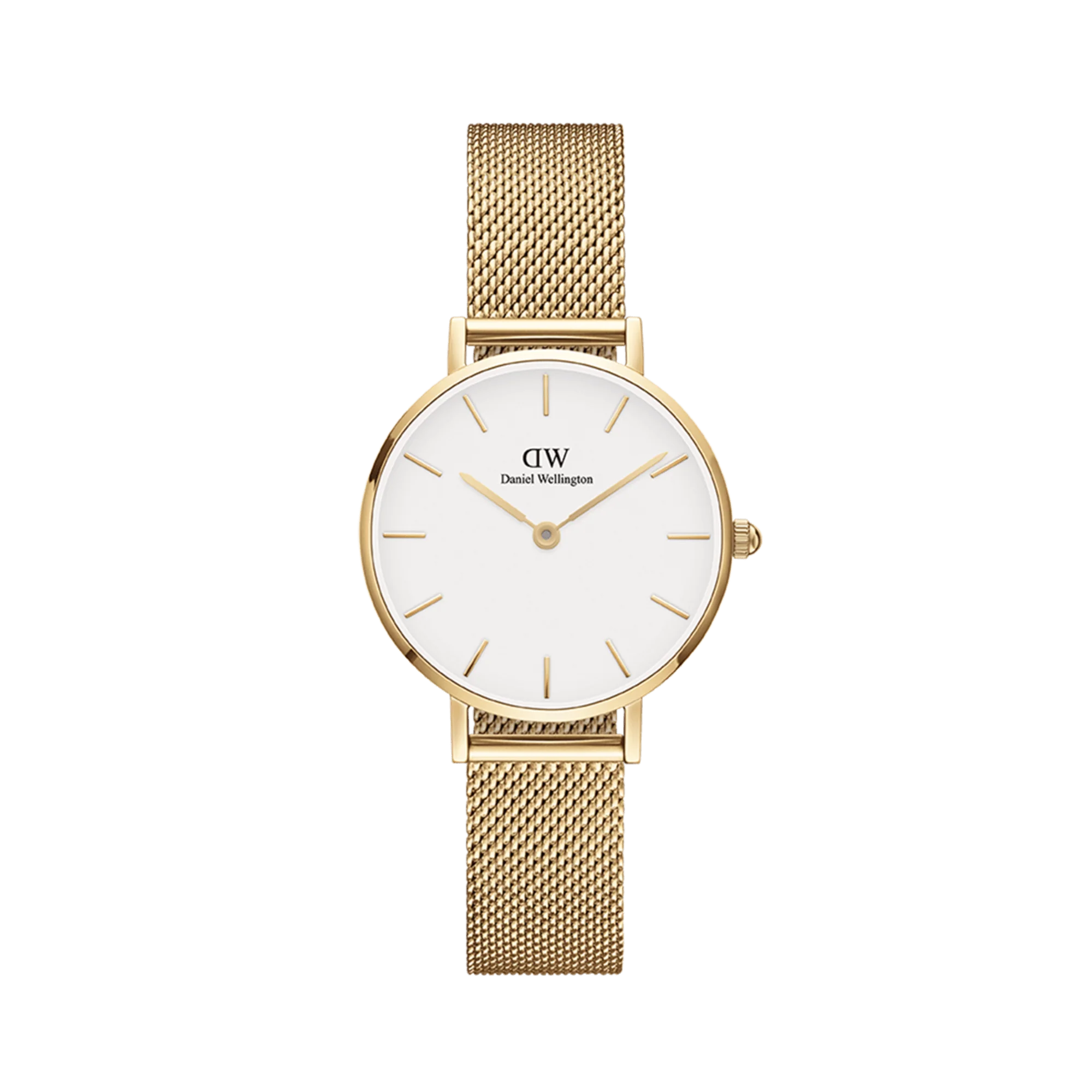 Orologio Daniel Wellington Petite Evergold, cinturino color oro e quadrante bianco, 32mm - DW00100348