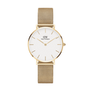 Orologio Daniel Wellington Petite Evergold, cinturino color oro e quadrante bianco, 32mm - DW00100348