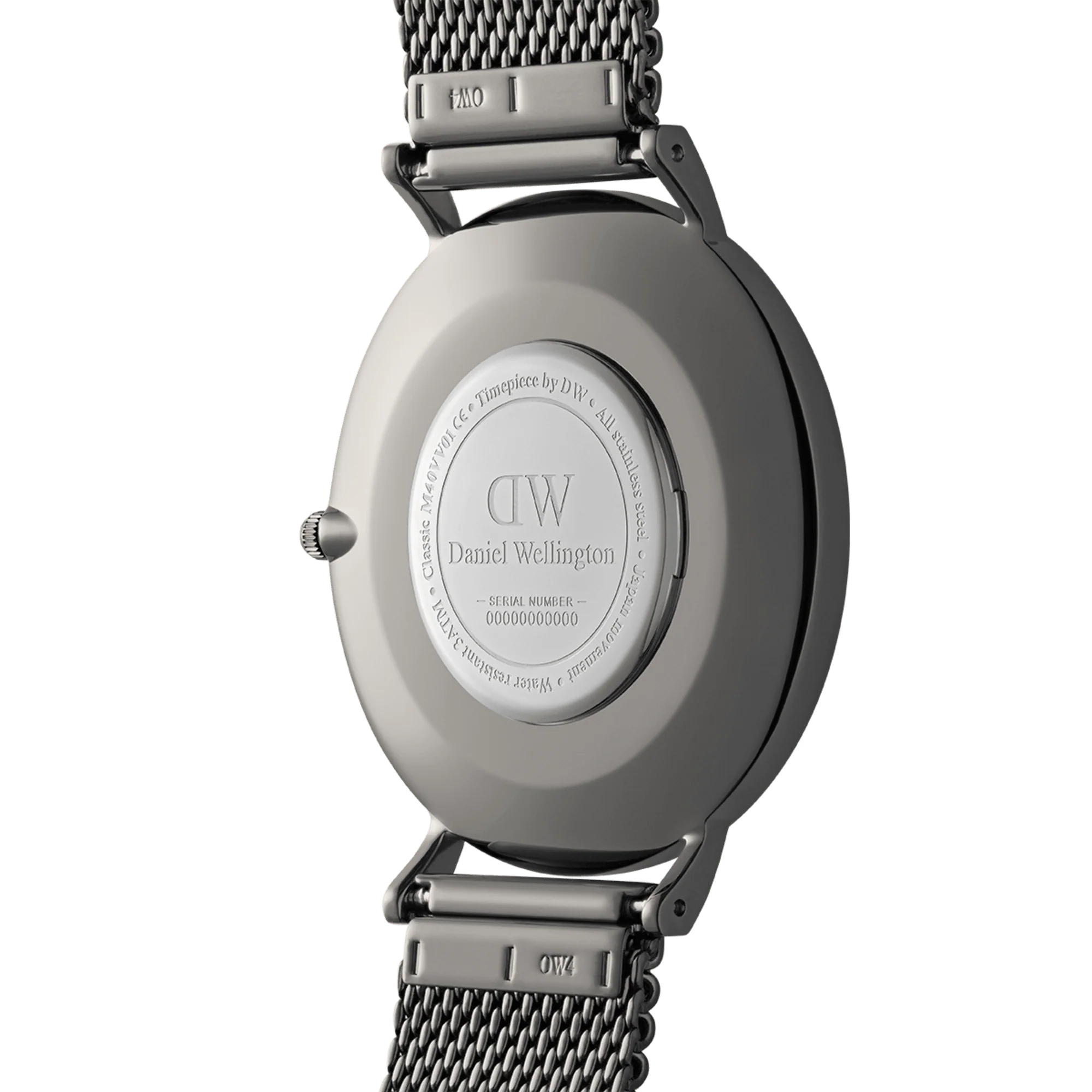 Orologio Daniel Wellington Classic Mesh Arctic Silver, quadrante blu, 40mm - DW00100628