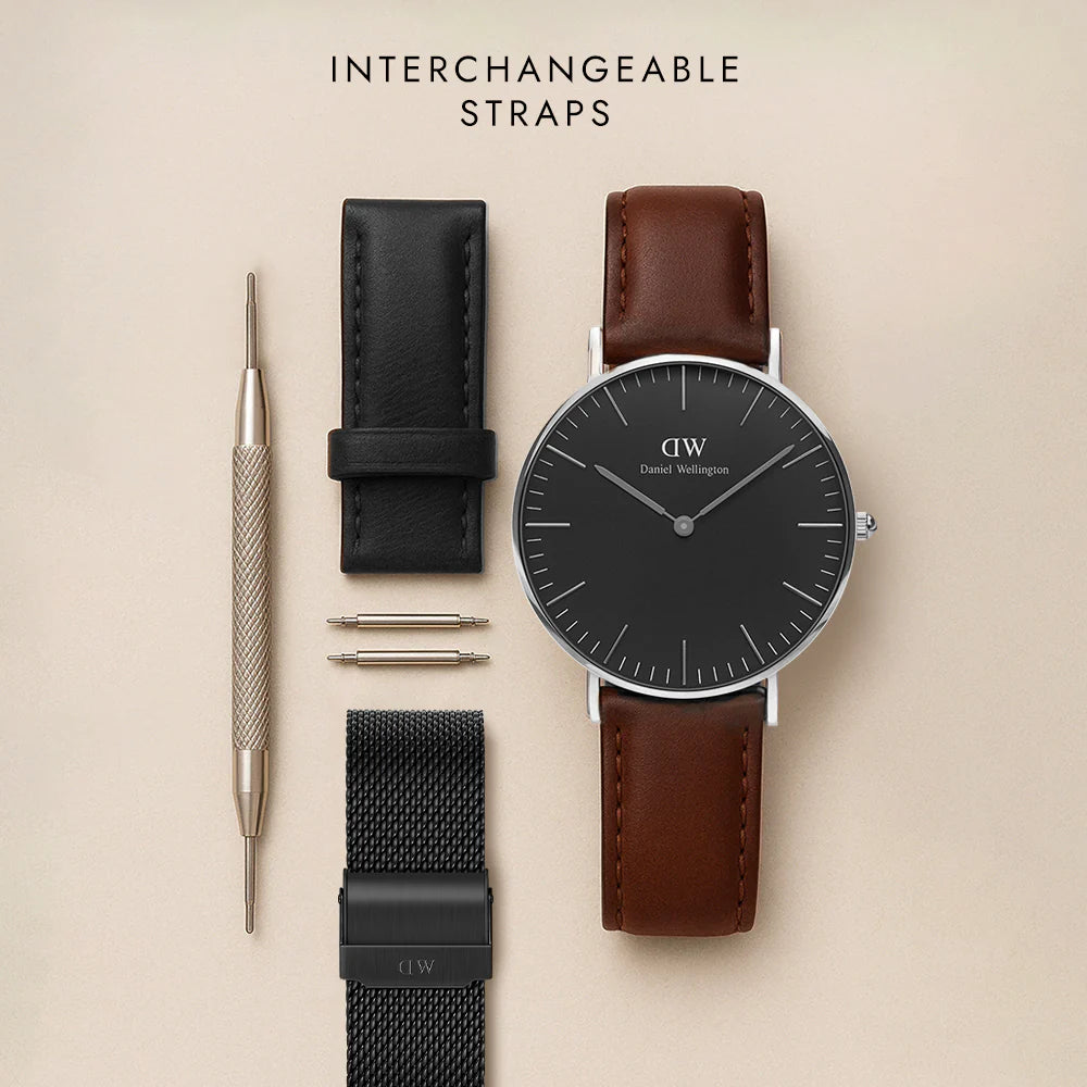 Orologio Daniel Wellington Classic Mesh Onyx Black, 40mm - DW00100632