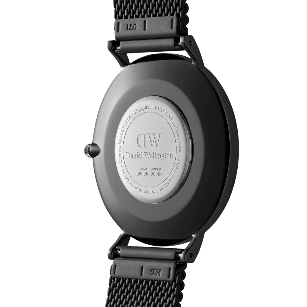 Orologio Daniel Wellington Classic Mesh Onyx Black, 40mm - DW00100632