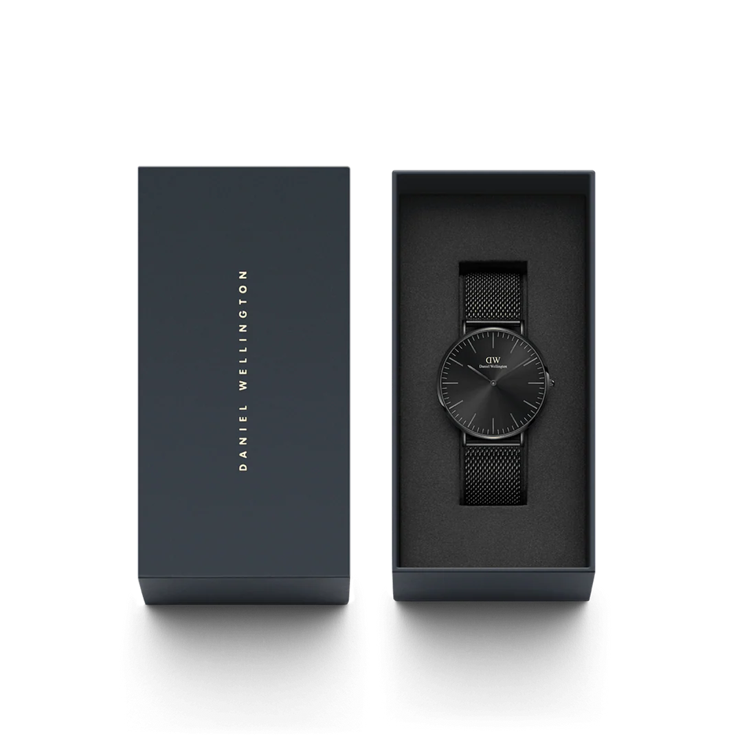 Orologio Daniel Wellington Classic Mesh Onyx Black, 40mm - DW00100632