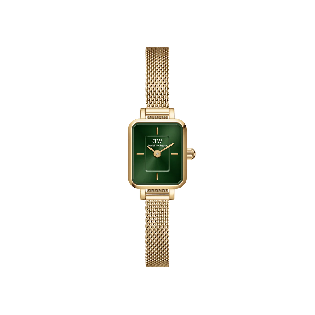 Orologio Daniel Wellington Quadro Mini Evergold Emerald, 18mm - DW00100653