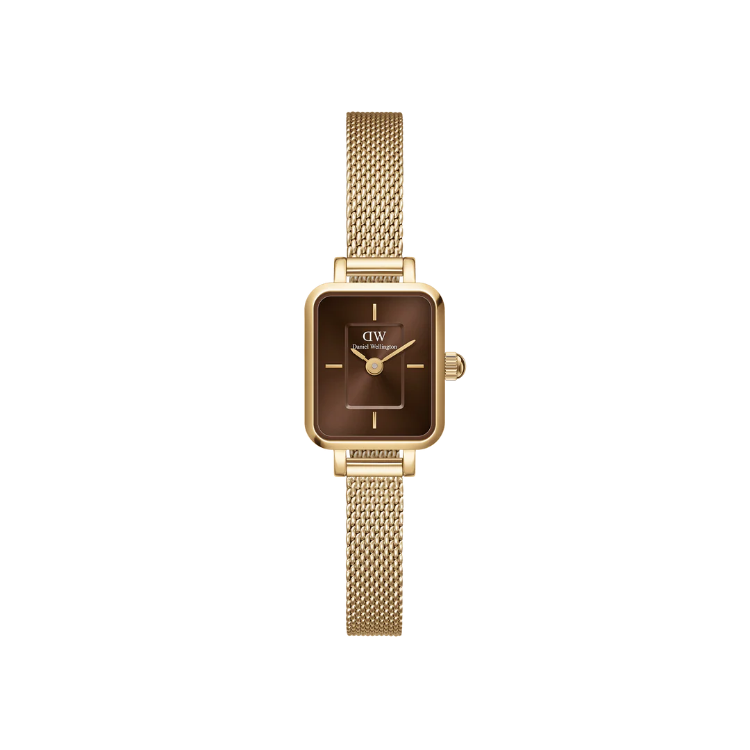 Orologio Daniel Wellington Quadro Mini Evergold Amber, 18mm - DW00100654