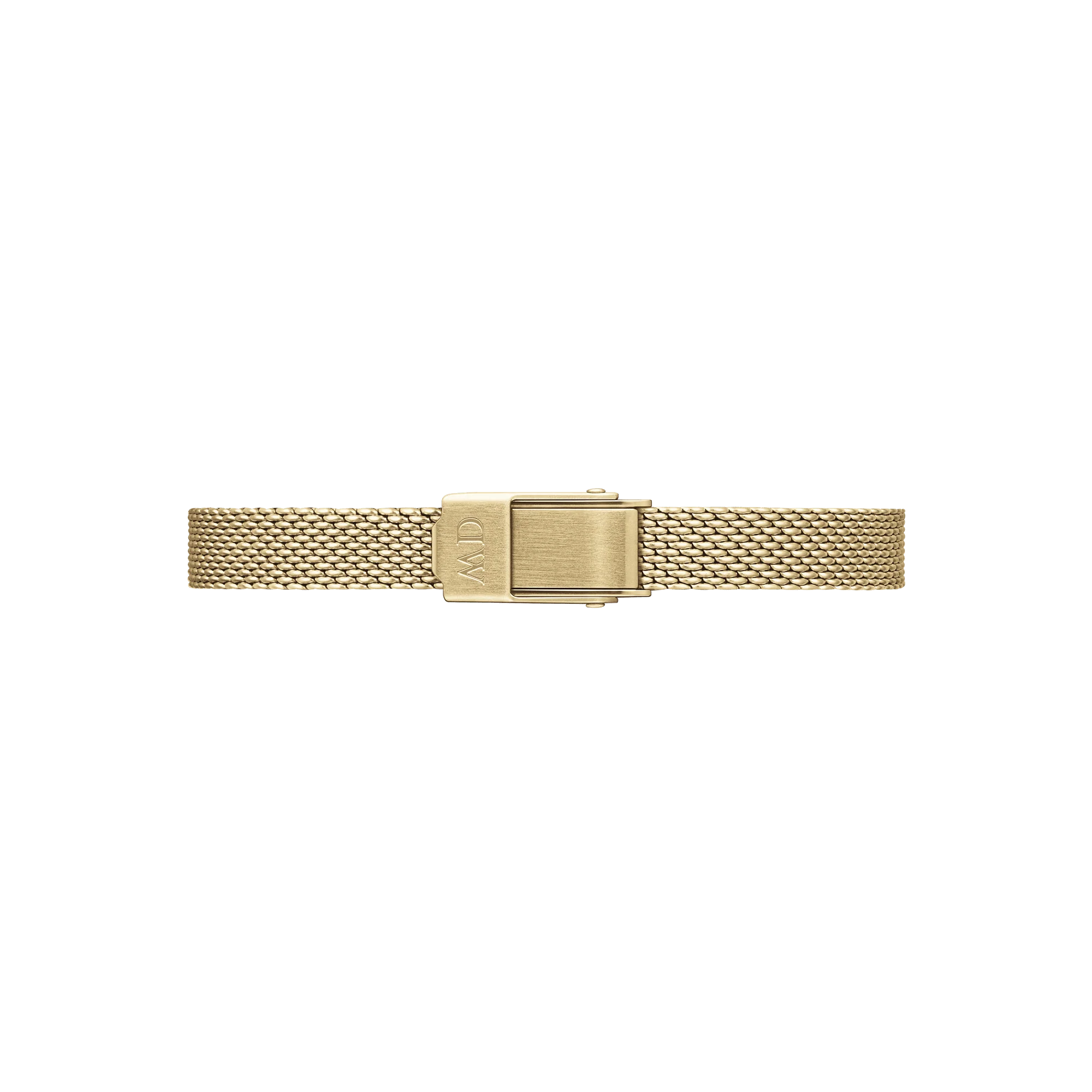 Orologio Daniel Wellington Quadro Mini Evergold Champagne, cinturino color oro e quadrante bianco, 15.4x18.2mm - DW00100656