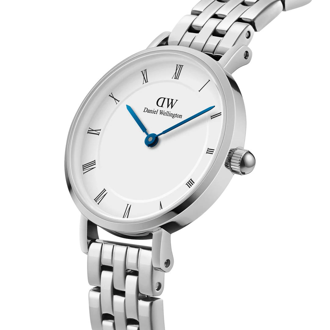 Orologio Daniel Wellington Petite Roman Numerals 5-Link Silver, 28mm - DW00100685