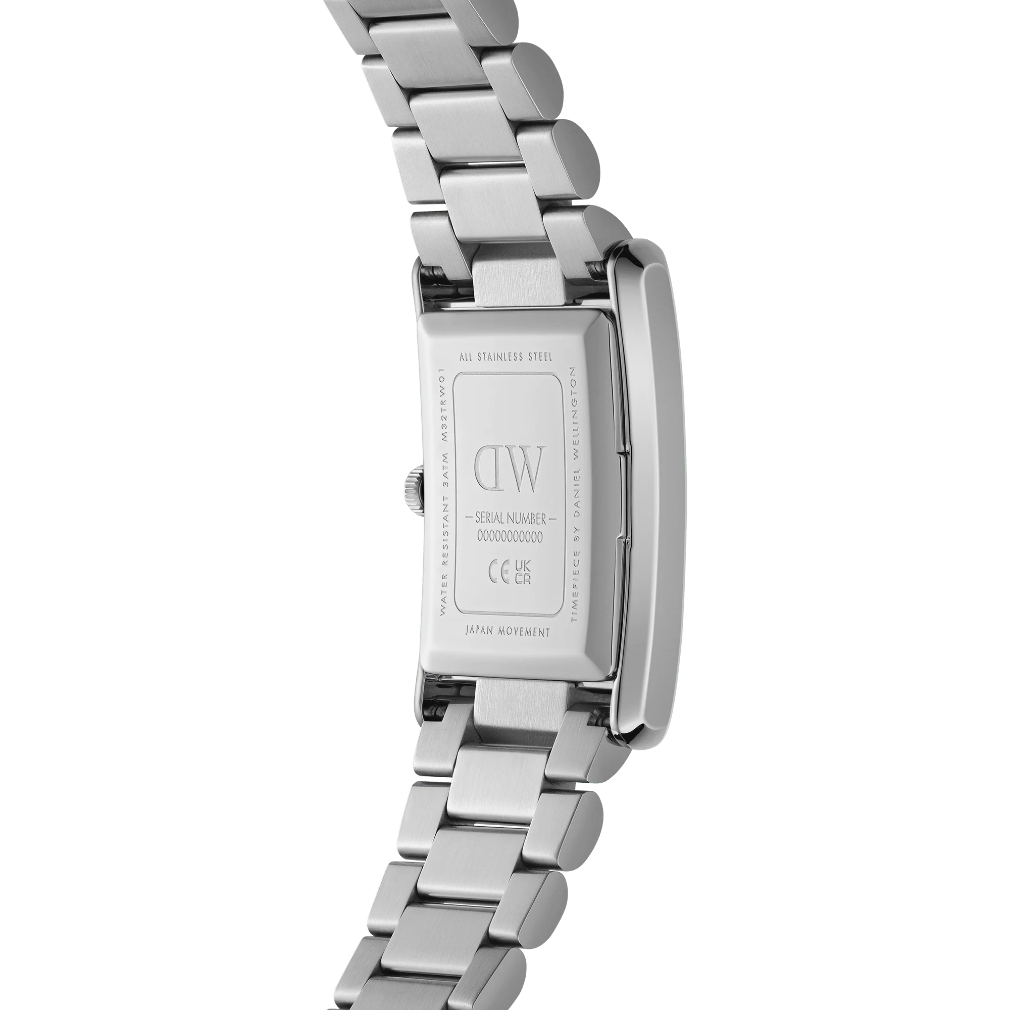 Orologio Daniel Wellington Bound 3-Link Silver, 35x24mm - DW00100701