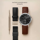 Orologio Daniel Wellington Classic Multi-Eye Sterling Onyx, 40mm - DW00100711