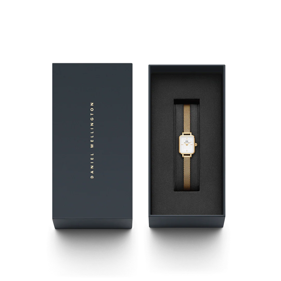 Orologio Daniel Wellington Quadro Mini Evergold, 18mm - DW00100725