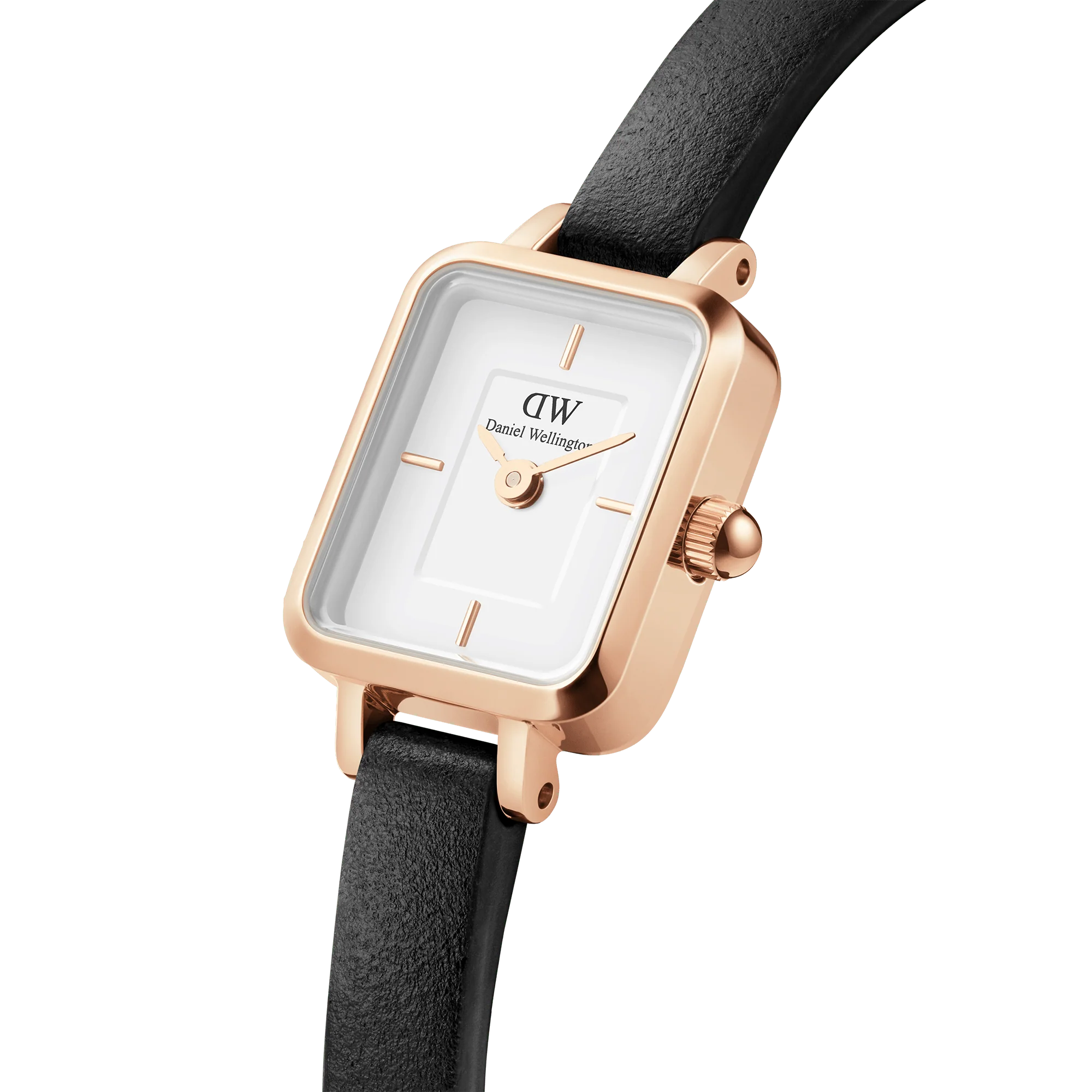 Orologio Daniel Wellington Quadro Mini Sheffield Rose Gold, 15.4x18.2mm - DW00100728