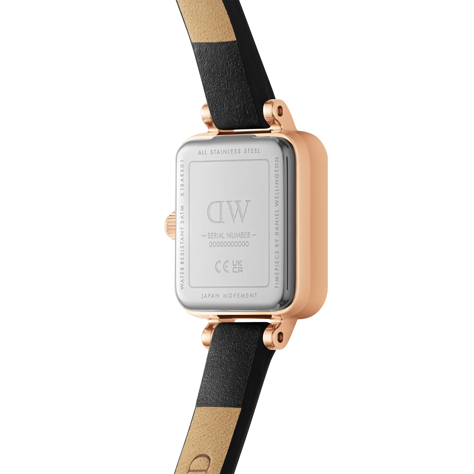 Orologio Daniel Wellington Quadro Mini Sheffield Rose Gold, 15.4x18.2mm - DW00100728