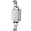 Orologio Daniel Wellington Quadro Mini Lumine Bezel Silver, 15.4x18.2mm - DW00100732