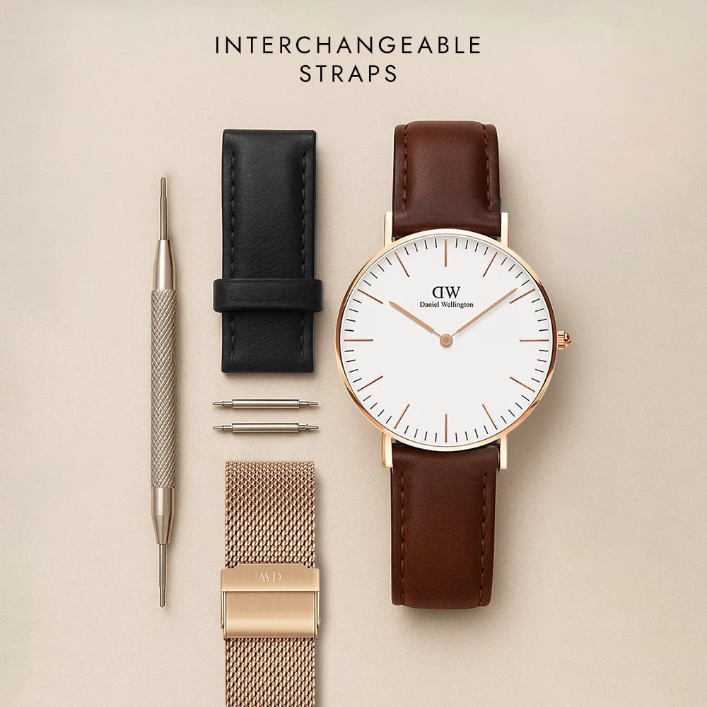 Orologio Daniel Wellington Classic Piano Link Gold Unitone, 40mm - DW00100779