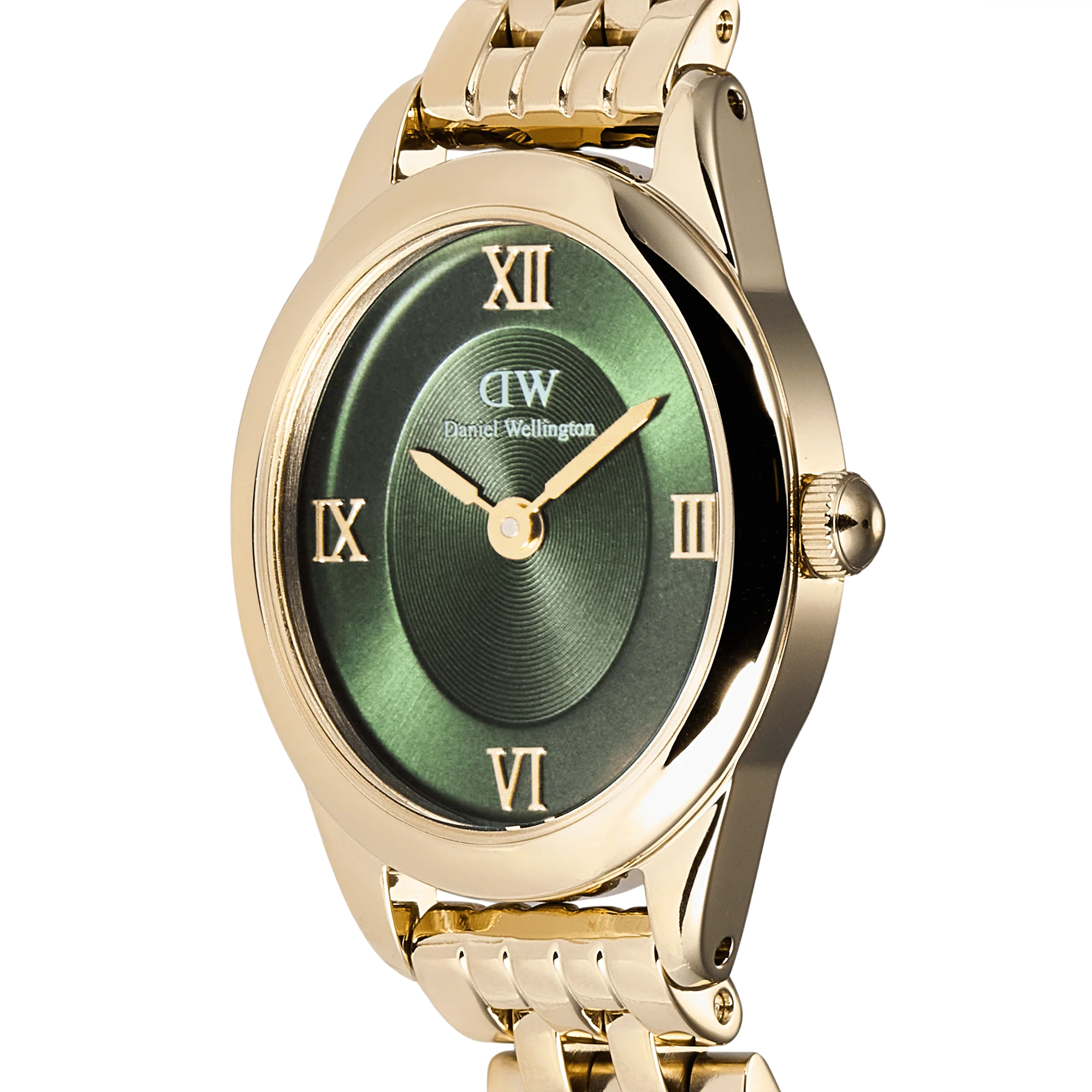 Orologio Daniel Wellington Ophelia Mini Emerald Gold, 22x25.5mm - DW00100804