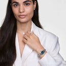 Orologio Daniel Wellington Ophelia Mini, Arctic Silver quadrante blu, 25.5x22mm - DW00100807