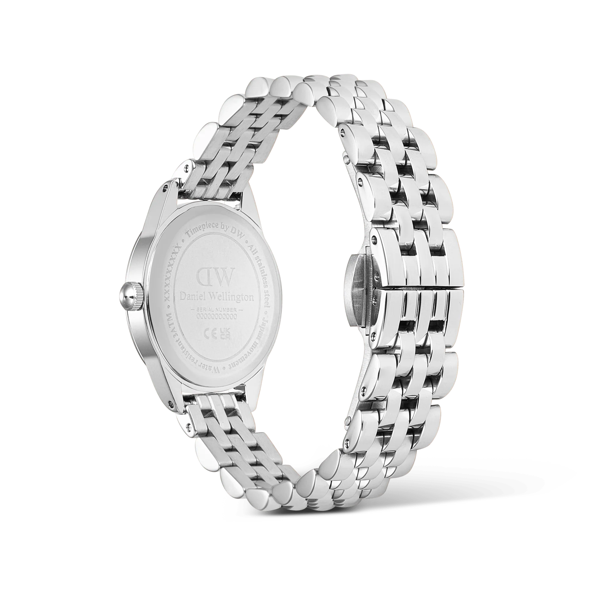 Orologio Daniel Wellington Ophelia Mini, Arctic Silver quadrante blu, 25.5x22mm - DW00100807