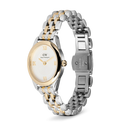 Orologio Daniel Wellington Ophelia Mini Two Tone Gold, cinturino bicolore e quadrante bianco, 22 x 25.5mm - DW00100811