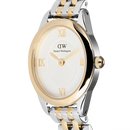 Orologio Daniel Wellington Ophelia Mini Two Tone Gold, cinturino bicolore e quadrante bianco, 22 x 25.5mm - DW00100811