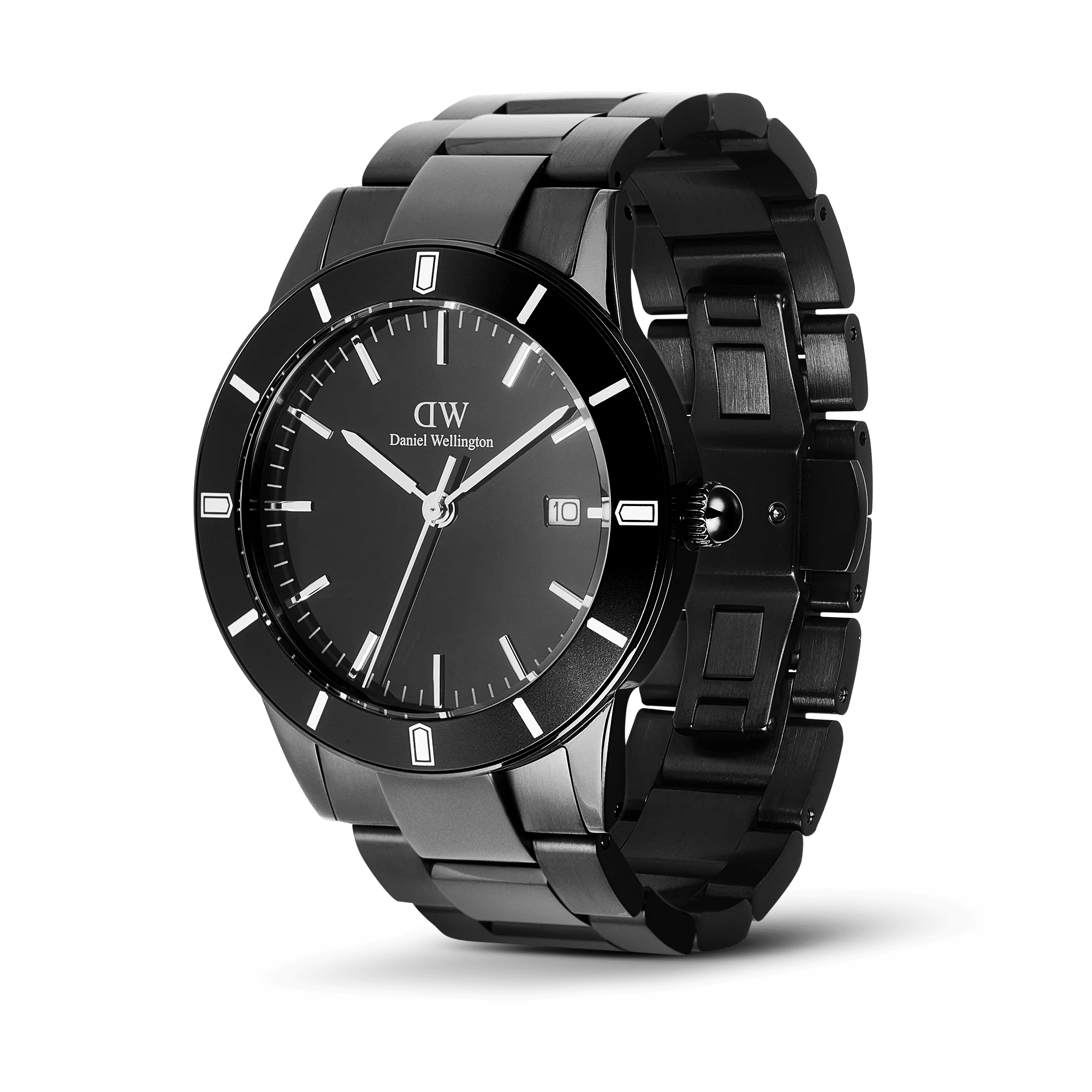 Orologio Daniel Wellington Iconic Paradigma Link Total Black, 40mm - DW00100821