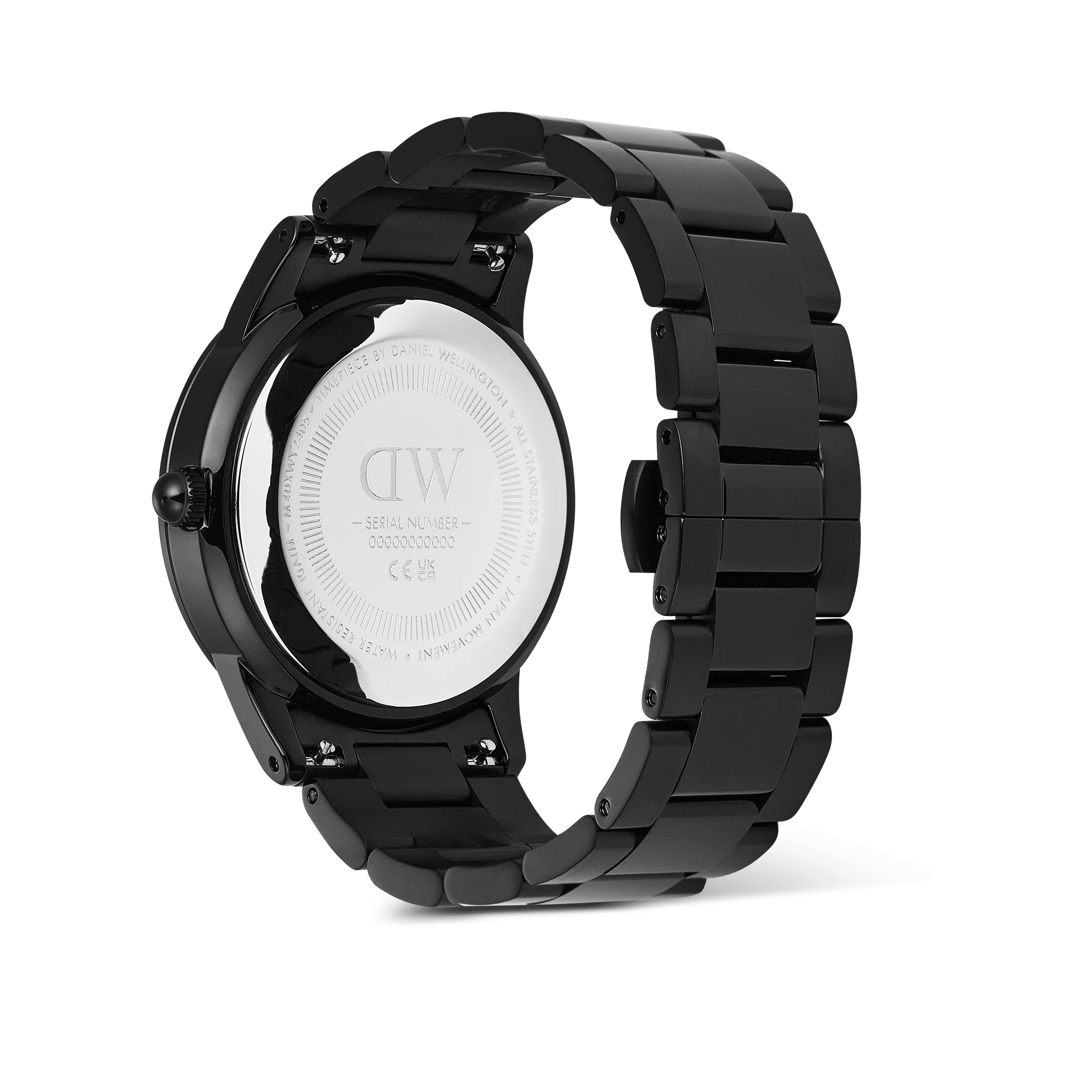 Orologio Daniel Wellington Iconic Paradigma Link Total Black, 40mm - DW00100821