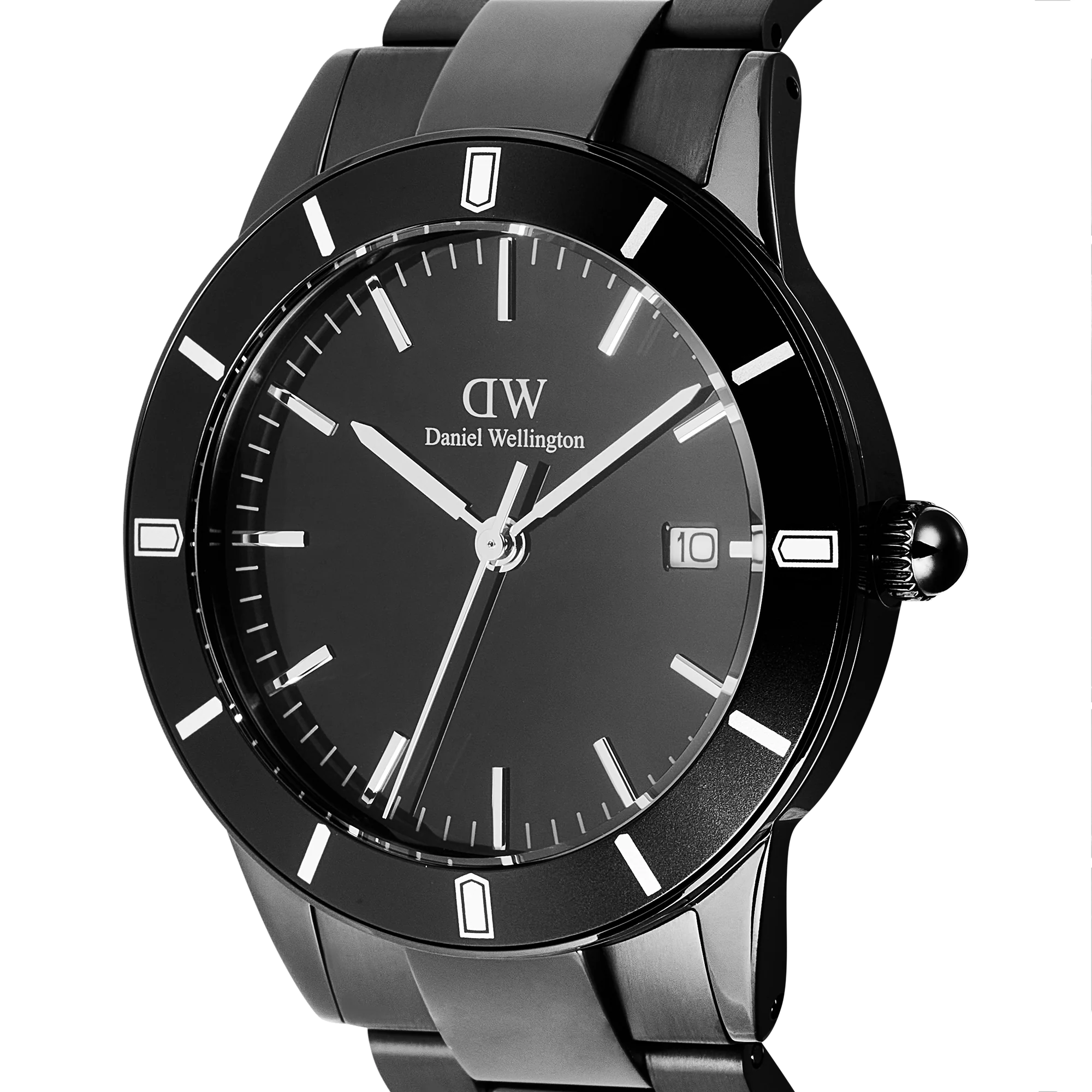 Orologio Daniel Wellington Iconic Paradigma Link Total Black, 40mm - DW00100821