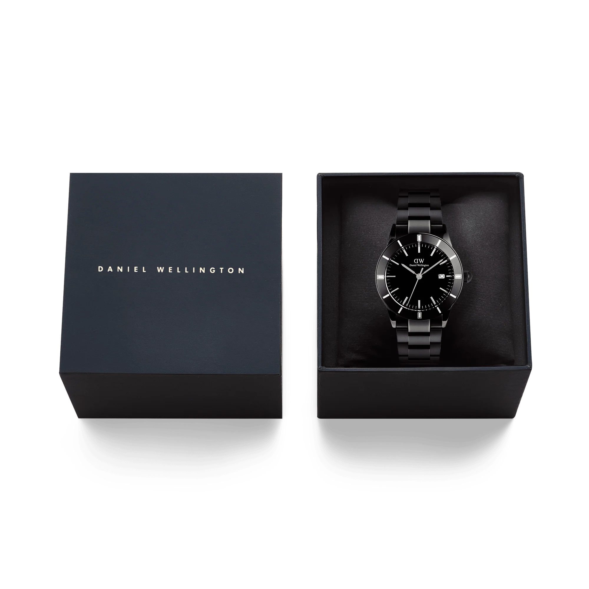 Orologio Daniel Wellington Iconic Paradigma Link Total Black, 40mm - DW00100821