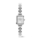 Orologio Daniel Wellington Quadro Mini Arch 3-link White Sunray Silver, 18mm - DW00100844