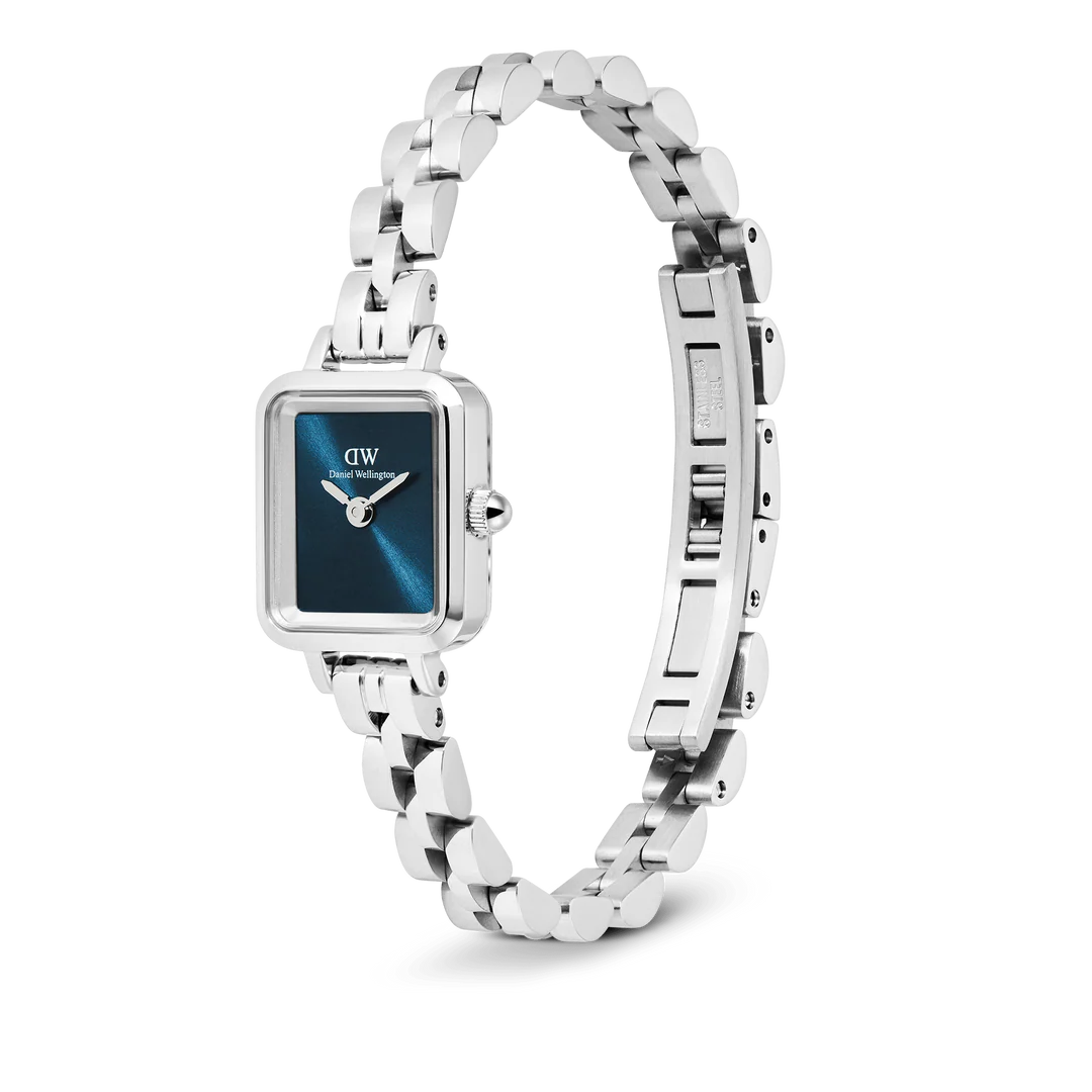 Orologio Daniel Wellington Quadro Mini Arch 3-link Arctic Sunray Silver, 18mm - DW00100846