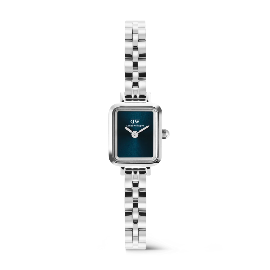 Orologio Daniel Wellington Quadro Mini Arch 3-link Arctic Sunray Silver, 18mm - DW00100846