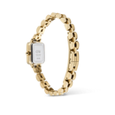 Orologio Daniel Wellington Quadro Mini Arch 3-link White Sunray Gold, 18mm - DW00100850