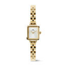 Orologio Daniel Wellington Quadro Mini Arch 3-link White Sunray Gold, 18mm - DW00100850