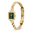 Orologio Daniel Wellington Quadro Mini Arch 3-link Emerald Sunray Gold, quadrante verde smeraldo, 18mm - DW00100852