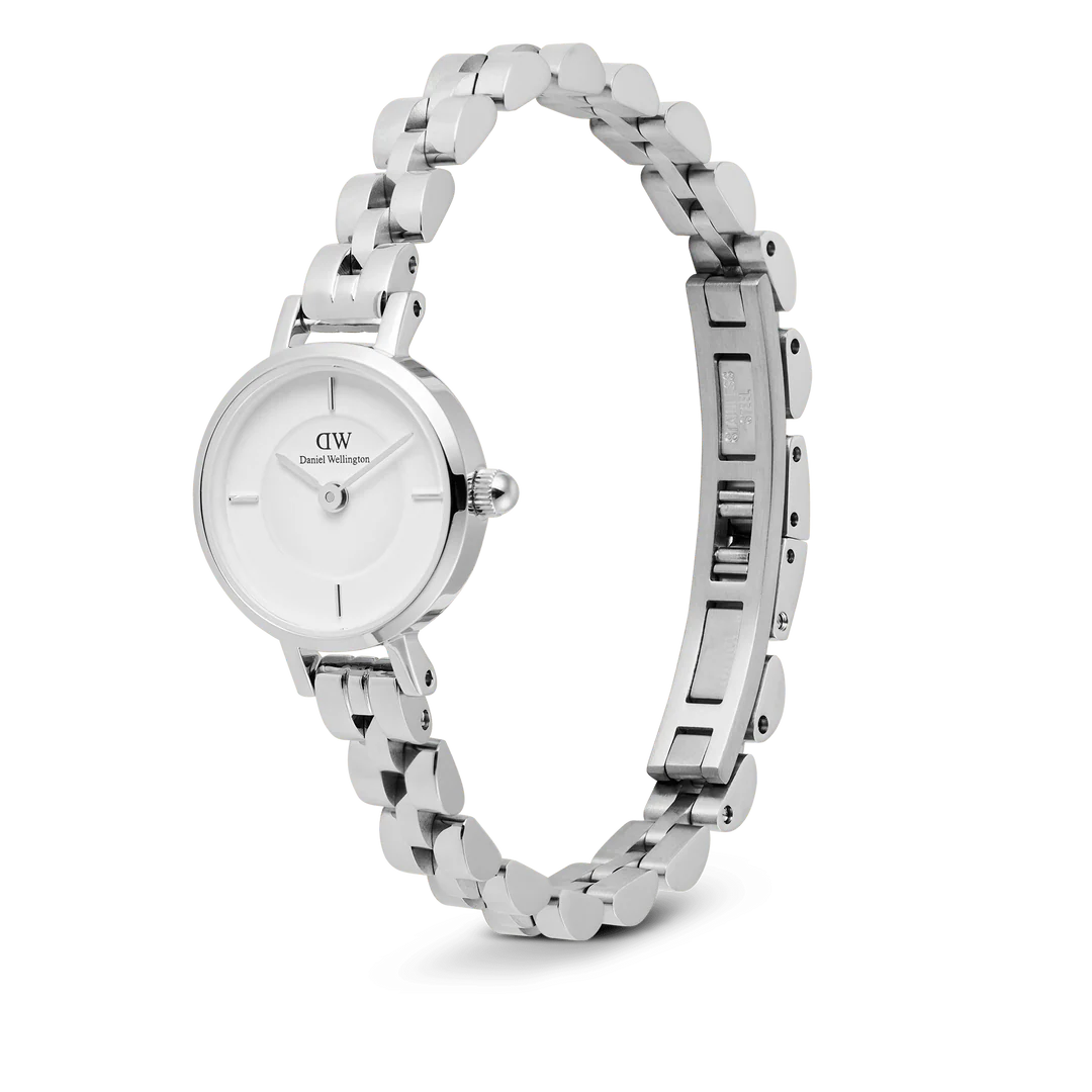 Orologio Daniel Wellington Petite Mini Arch 3-link White Silver, 19mm - DW00100853