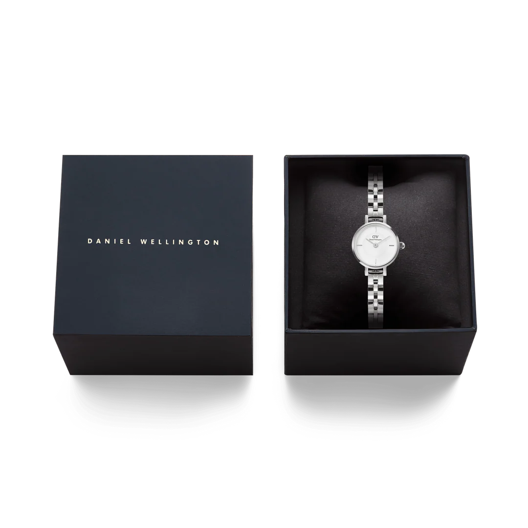 Orologio Daniel Wellington Petite Mini Arch 3-link White Silver, 19mm - DW00100853