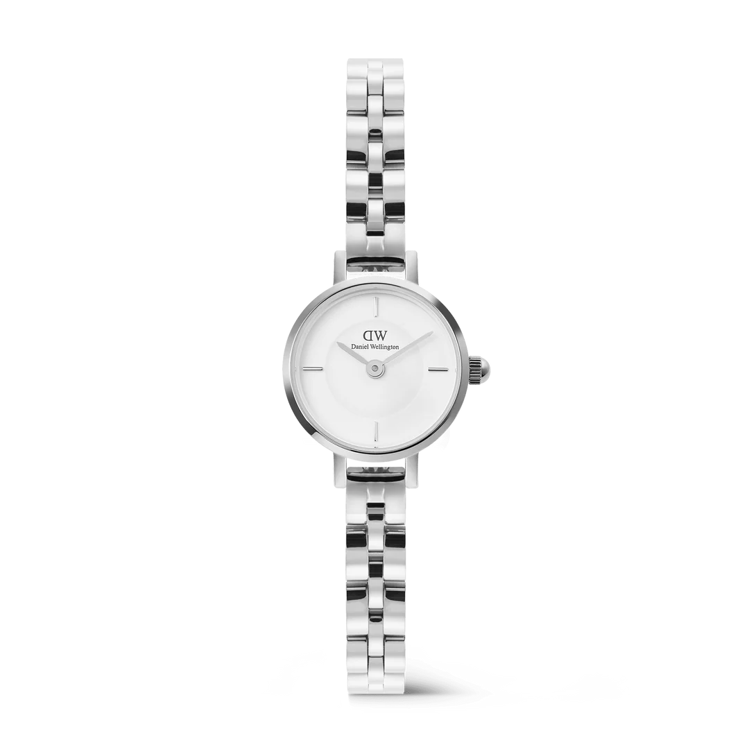 Orologio Daniel Wellington Petite Mini Arch 3-link White Silver, 19mm - DW00100853