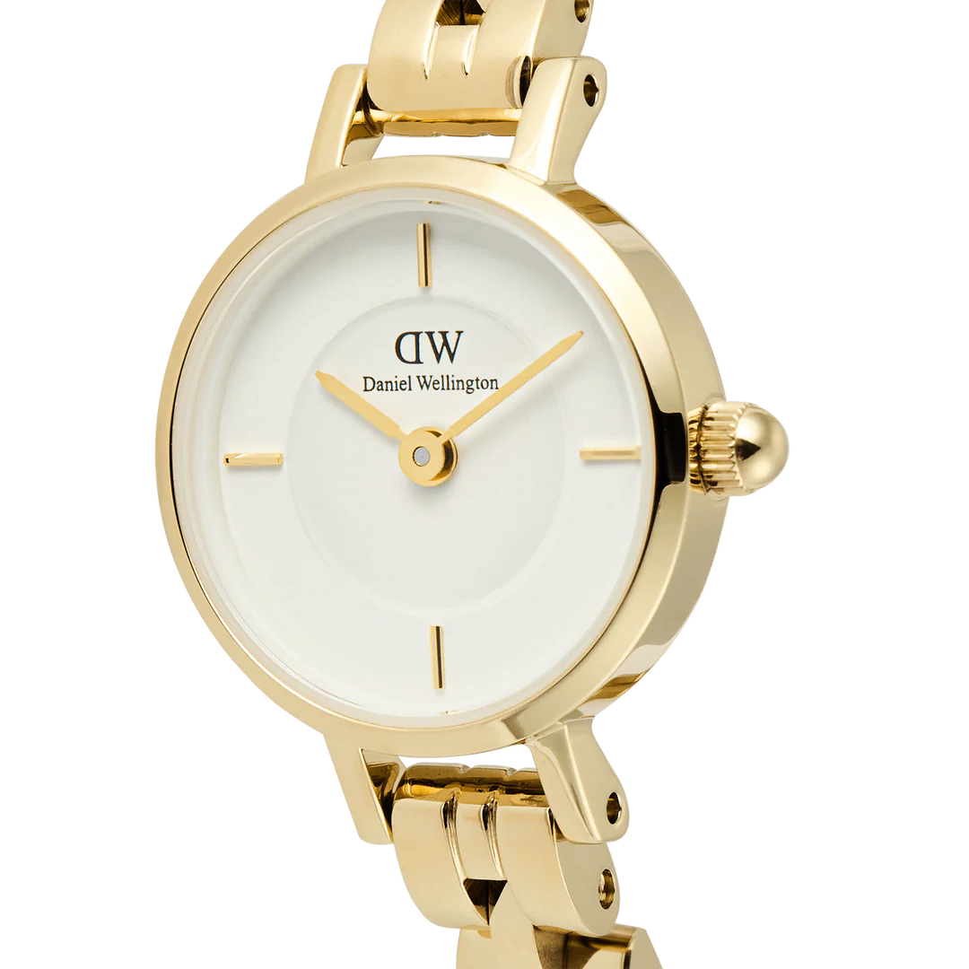 Orologio Daniel Wellington Petite Mini Arch 3-link White Gold, 19mm - DW00100855