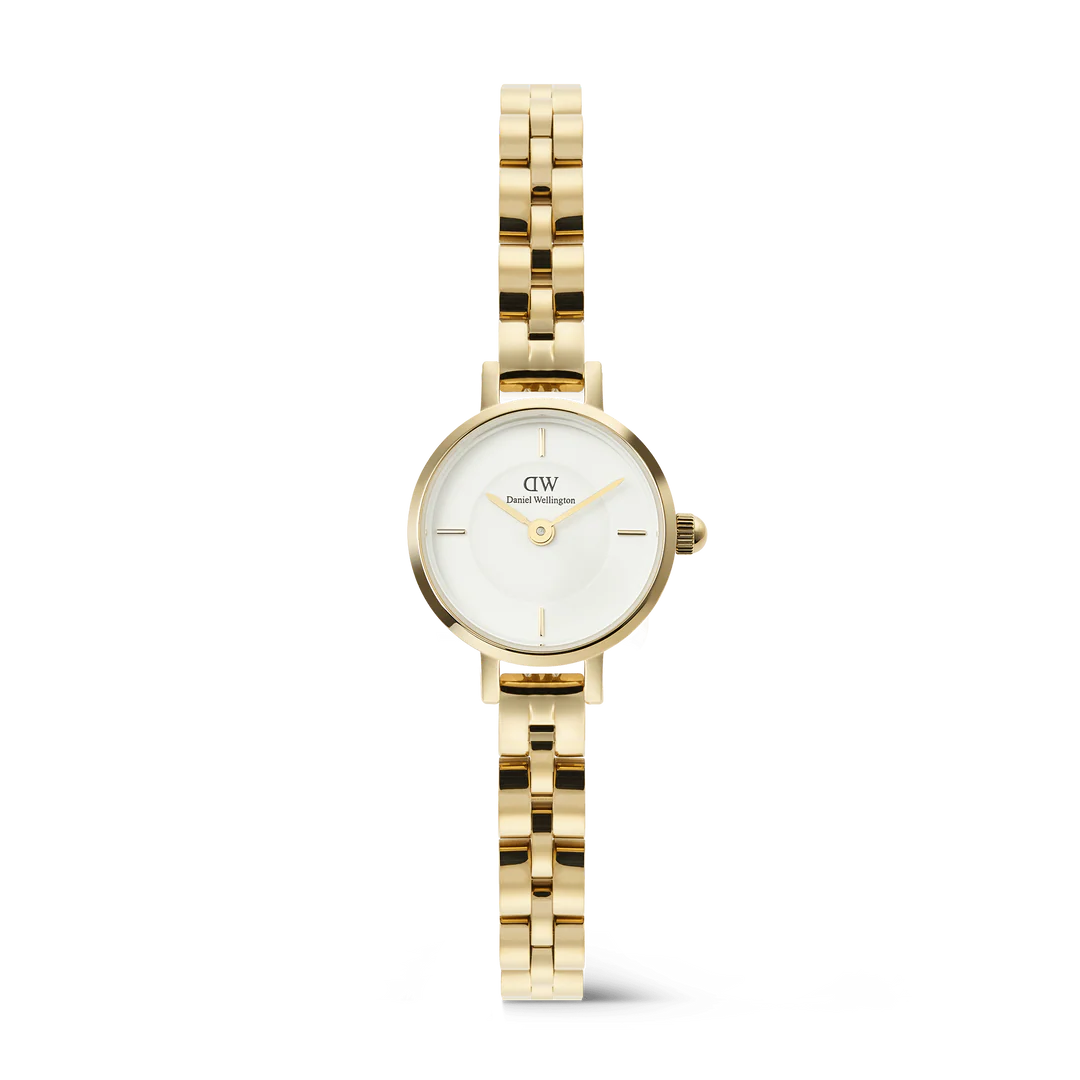 Orologio Daniel Wellington Petite Mini Arch 3-link White Gold, 19mm - DW00100855