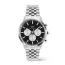 Orologio Daniel Wellington Iconic Chronograph Arch 5-Link Onyx Panda Silver, 42mm - DW00100873